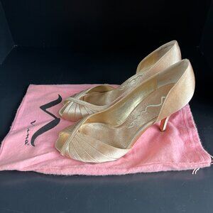 Gorgeous Nima Women's Metallic Heels
